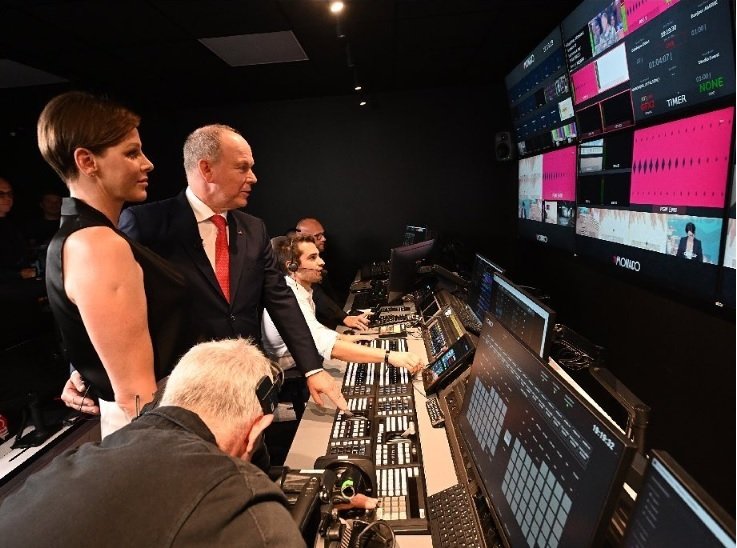 Canalul TV Monaco a fost inaugurat de Albert si Charlene de Monaco