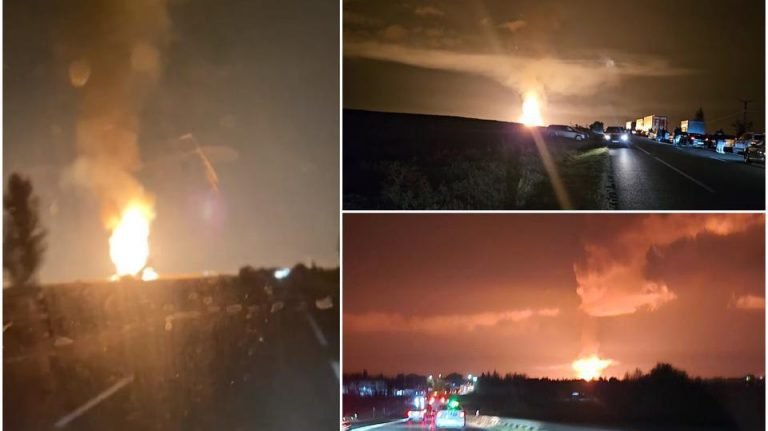 Explozie a unei conducte de gaz la Călimănești, în Vrancea