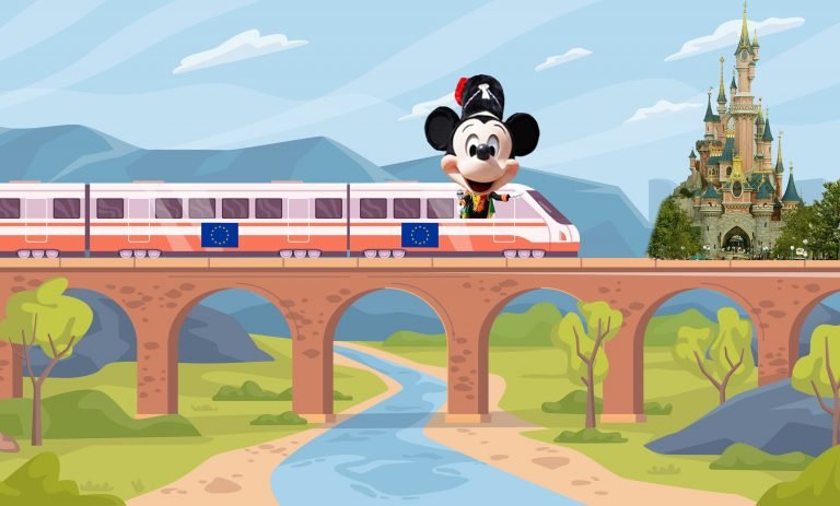 Tren cu europarlamentari la Disney